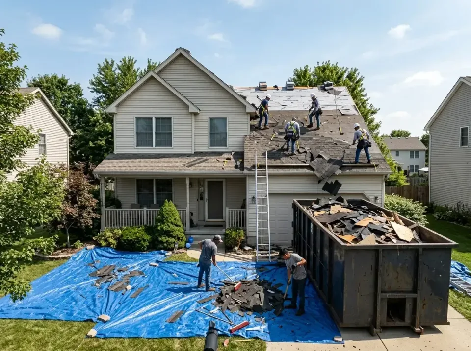 roof-replacement-debris-remova-004 — frequently asked questions, Cheapest Dumpster Rentals in Desert Palms, CA